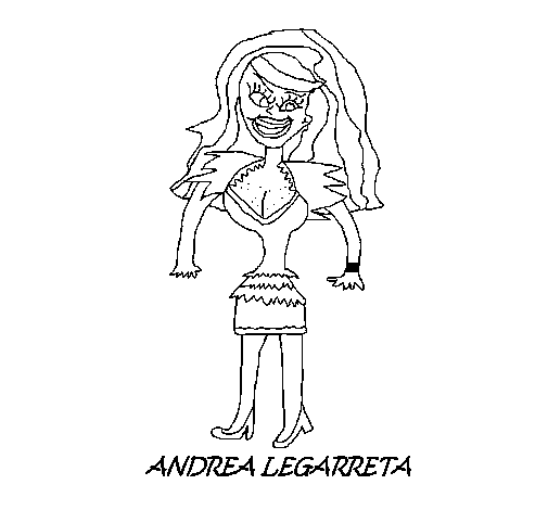 Andrea coloring page
