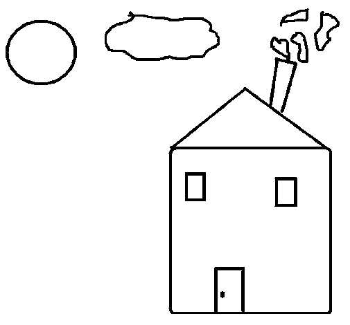 Cottage II coloring page