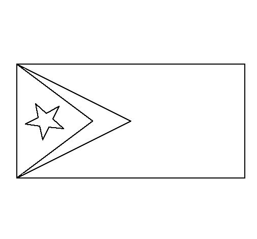 East Timor coloring page