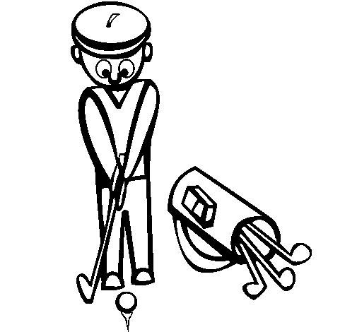 Golf II coloring page