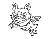 Dibujo de Halloween bat