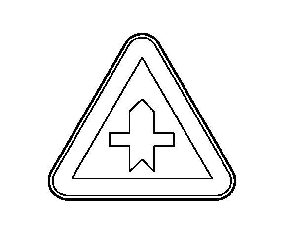 Intersection with priority coloring page