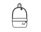 Modern Backpack  coloring page