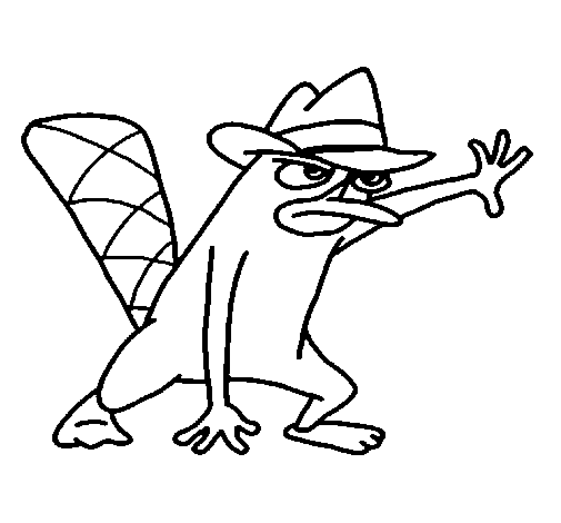 Perry 2 coloring page