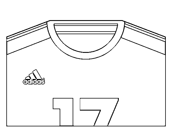 Russia World Cup 2014 t-shirt coloring page