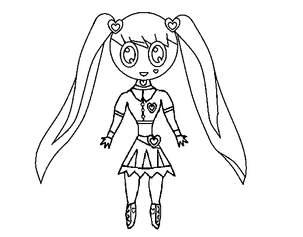 Sailor Luchia coloring page