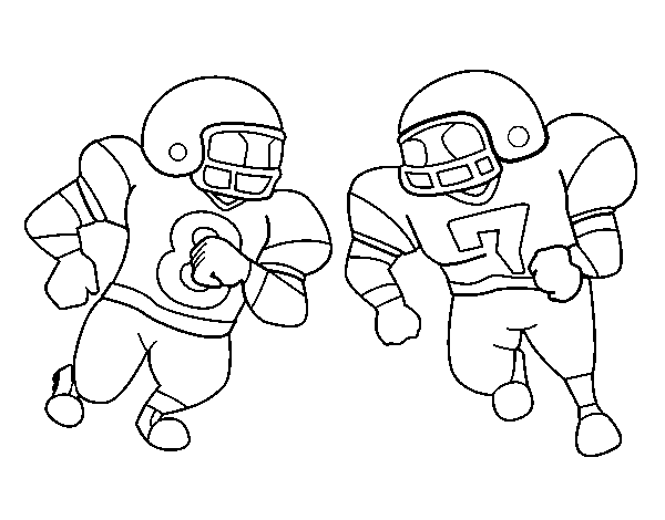 Tackle coloring page
