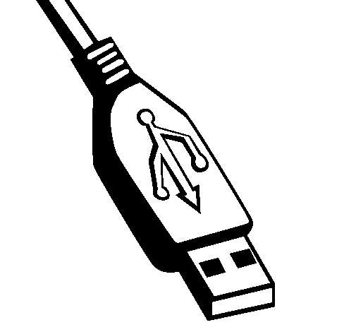 USB coloring page