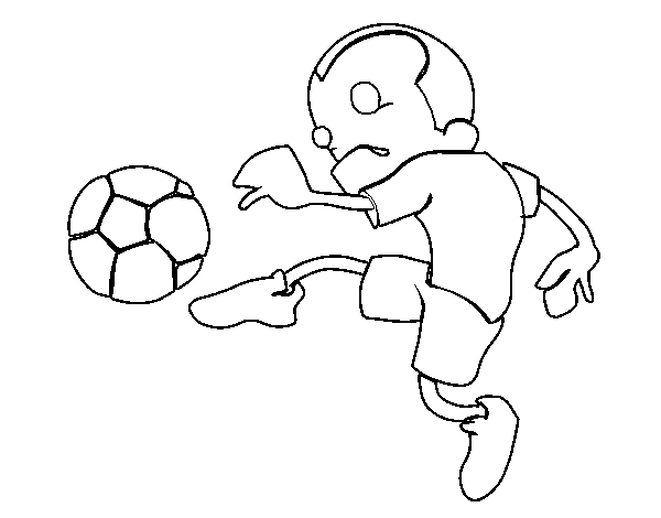 Volley coloring page