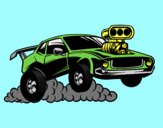 Coloring page Sport muscle car painted byANIA2