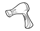 A hairdryer coloring page