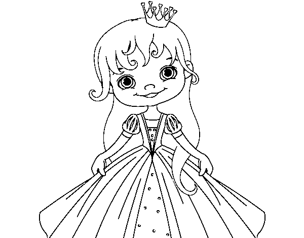 A Little Princess coloring page