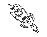 Dibujo de A Space Rocket