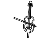 Dibujo de A Violin 