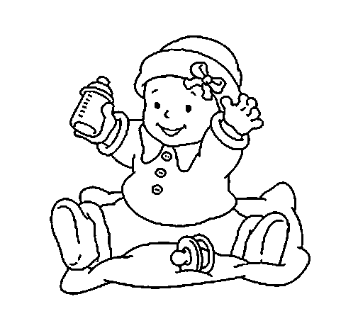 Baby 3 coloring page