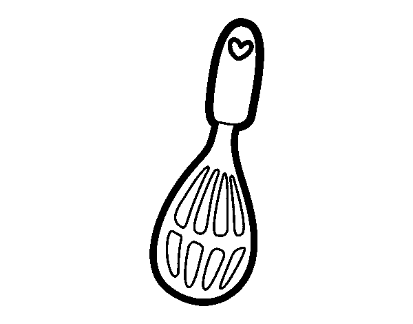 Balloon whisk coloring page