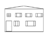 Dibujo de Block of flats