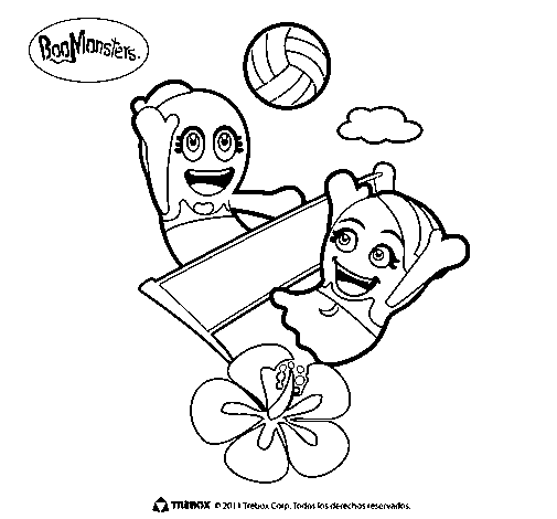 BooMonsters 2 coloring page