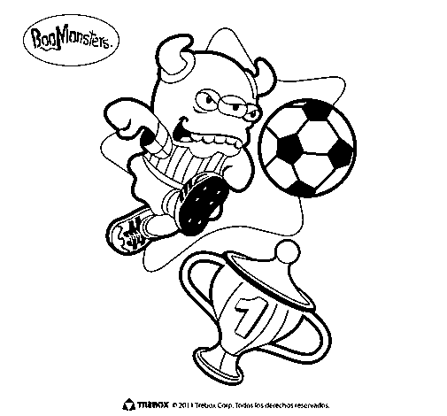 BooMonsters 3 coloring page