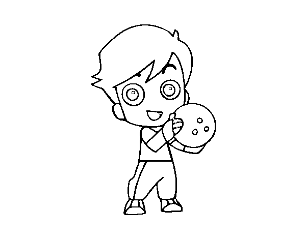 Bowling 1 coloring page