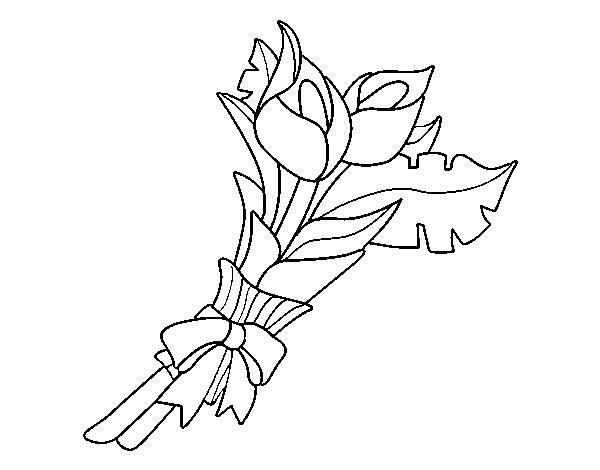 Bunch of calla lily coloring page