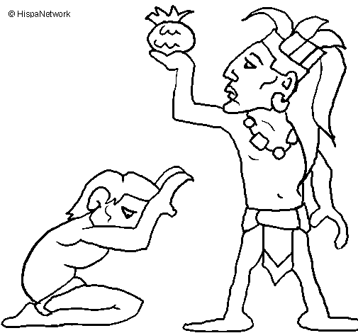 Ceremony coloring page