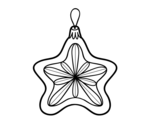 Christmas decoration Star coloring page
