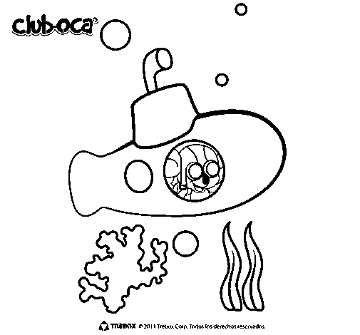 Club Oca 3 coloring page
