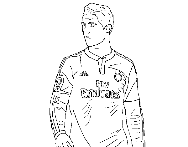 Cristiano Ronaldo Coloring Pages for Kids - Printable Soccer