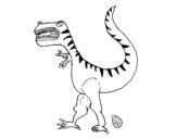 Dibujo de Dinosaur with egg
