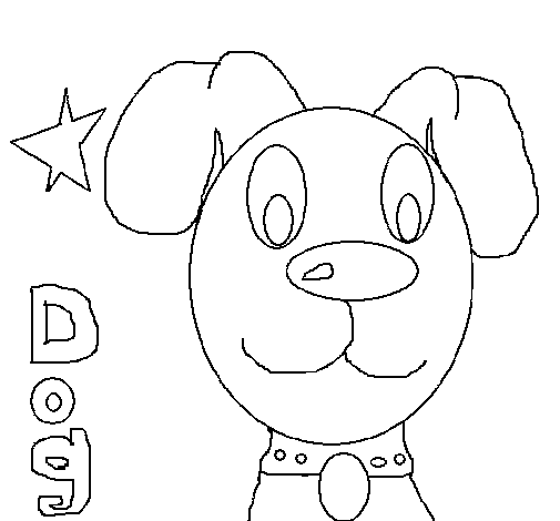 Dog 10a coloring page