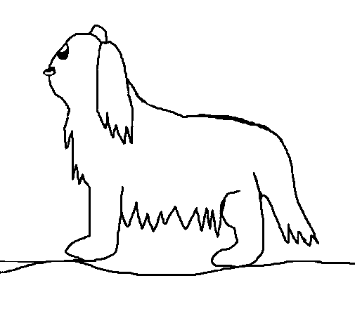 Dog 9 coloring page