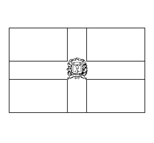 Dominican Republic coloring page