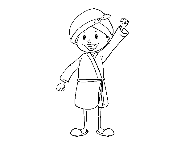 Dry up coloring page