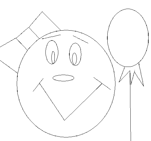 Face 4 coloring page