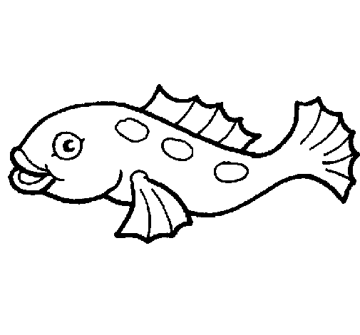 Fish 3a coloring page