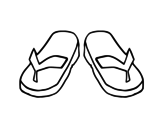 Dibujo de Flip-flops