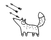 Dibujo de Fox and arrows