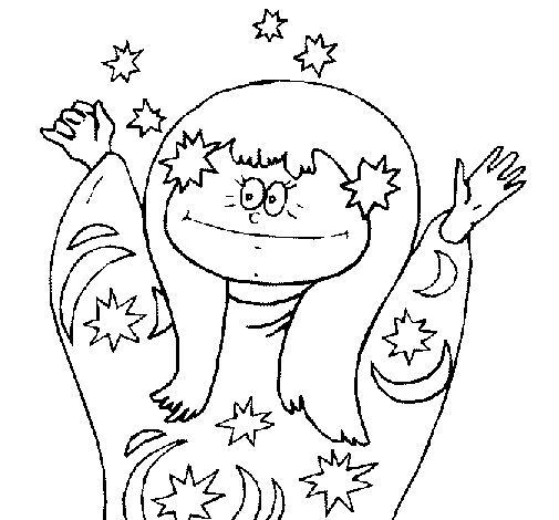 Good witch coloring page