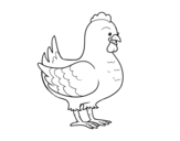 Dibujo de Hen Farm