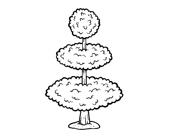 High gardening coloring page