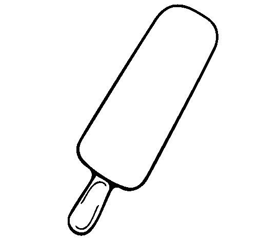 Ice-cream coloring page