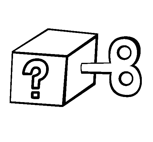 Jack-in-the-box coloring page