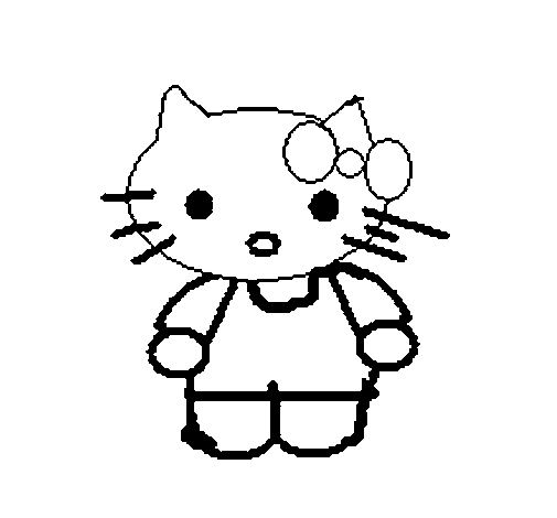 Kitty coloring page - Coloringcrew.com