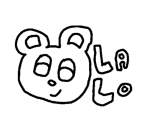 Lalo coloring page