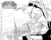 Leonardo Ninja Turtles coloring page