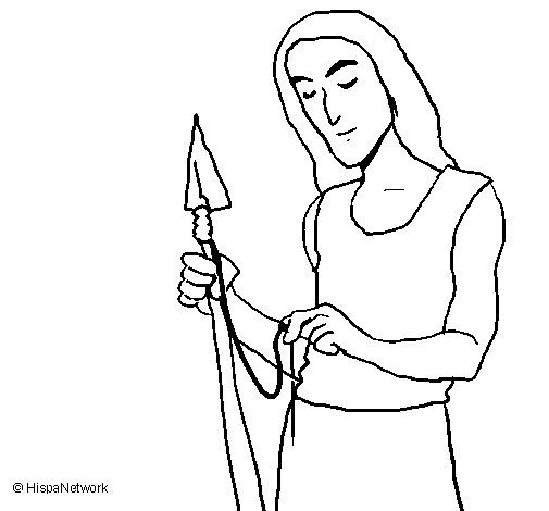 Making weapons coloring page