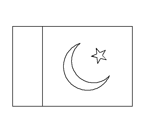 Pakistan coloring page