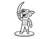 Pirate Toy coloring page