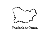 Province of Orense  coloring page